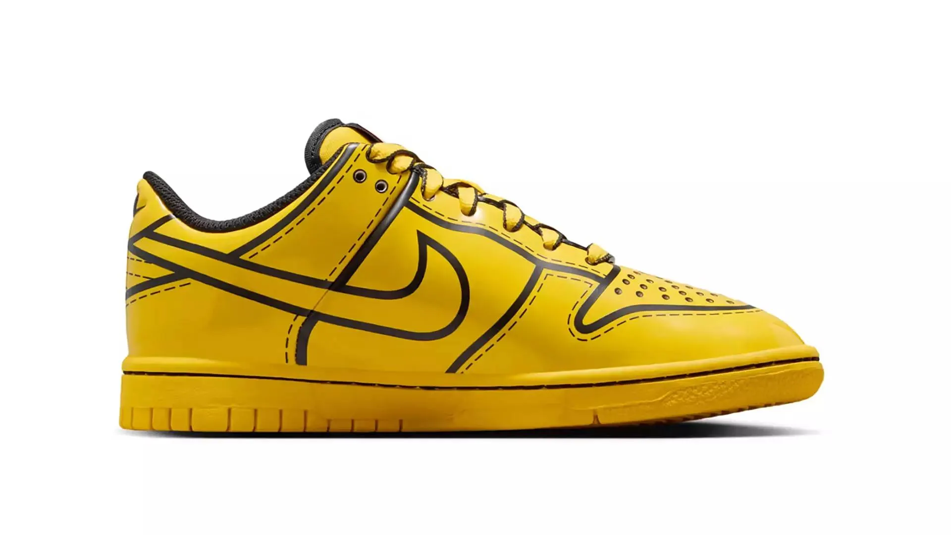 Lego-Nike-Dunk-Low-geel