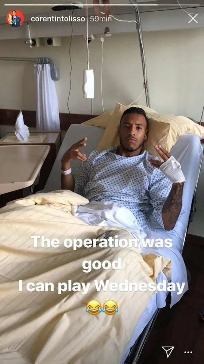 bayern opere au genou tolisso se dit pret a jouer ou pas b3894230701