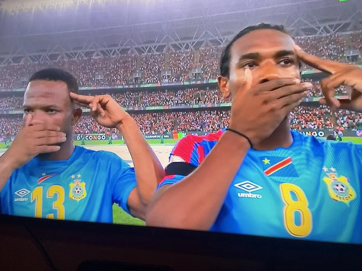 can 2024 les joueurs du congo font un geste fort avant leur match gfwmwduweaajedz 371649