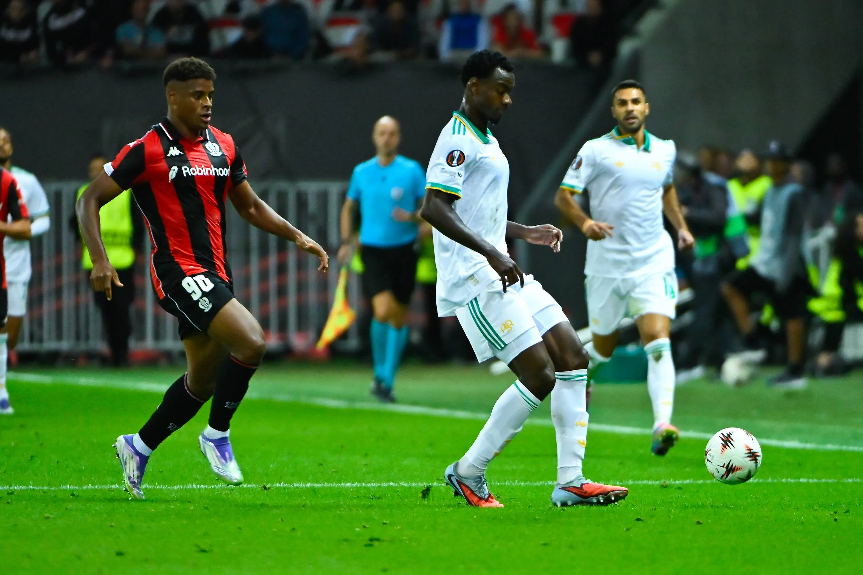 EL : Nice chute d'entrée contre la Roma