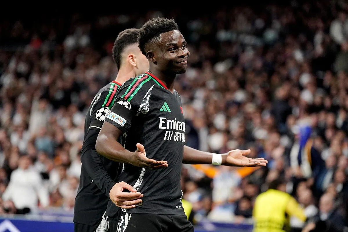 Le Real Madrid fait sa révolution et lâche 120ME pour Saka