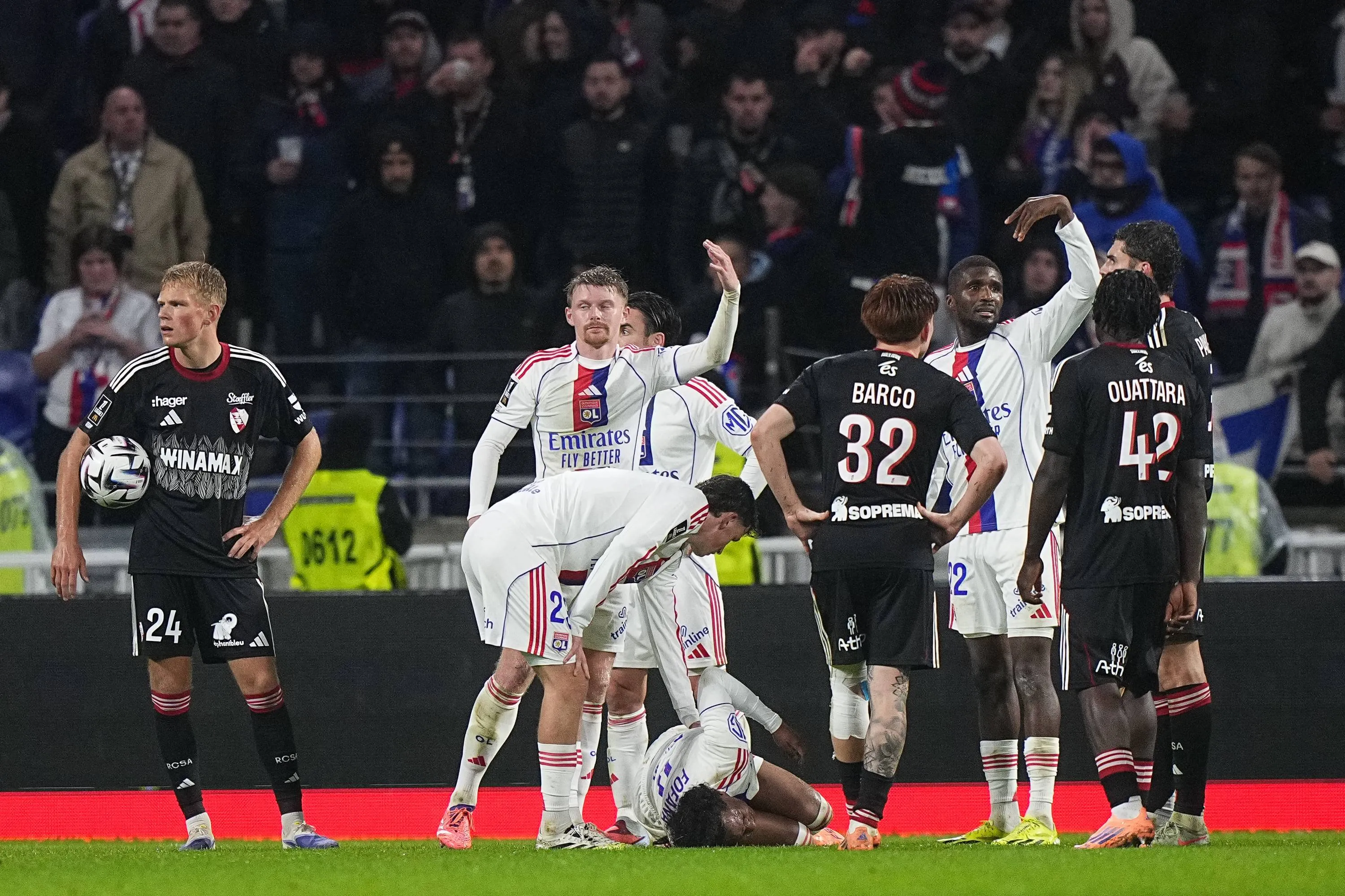 OL-RCSA : Strasbourg voit rouge, grave blessure pour Fofana ?