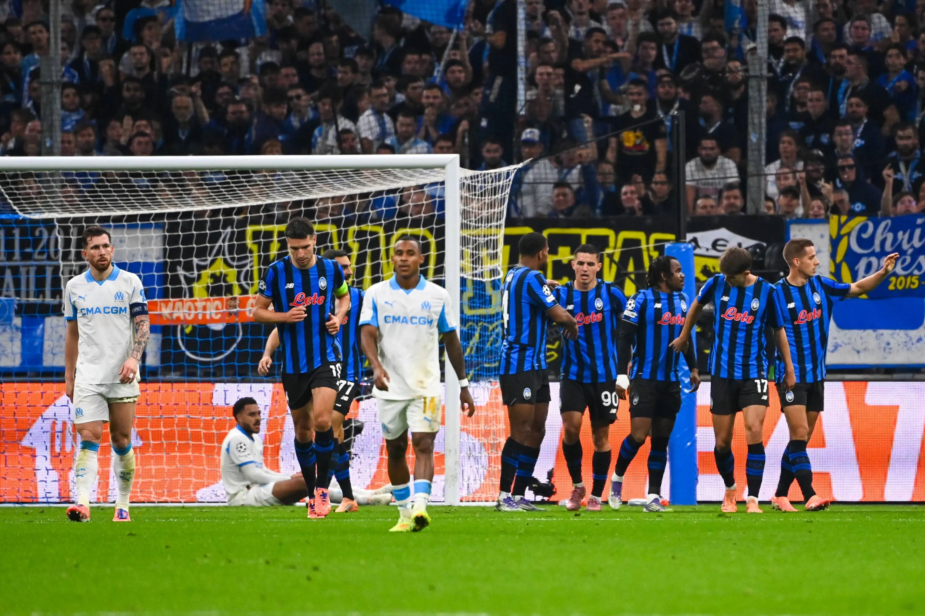 LdC : L'OM frustré par l'Atalanta et l'arbitre