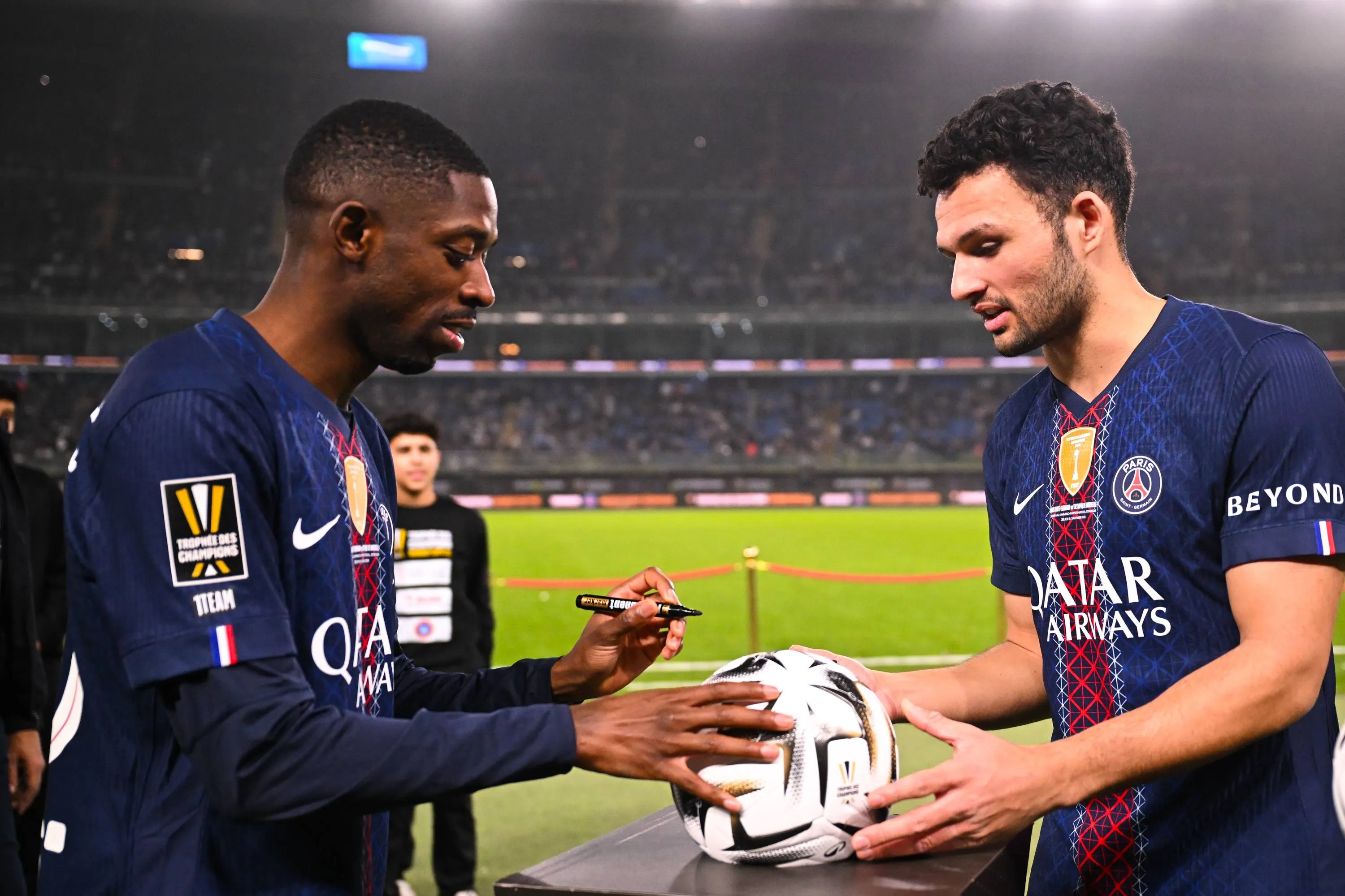 Ousmane Dembélé se sent bien au PSG