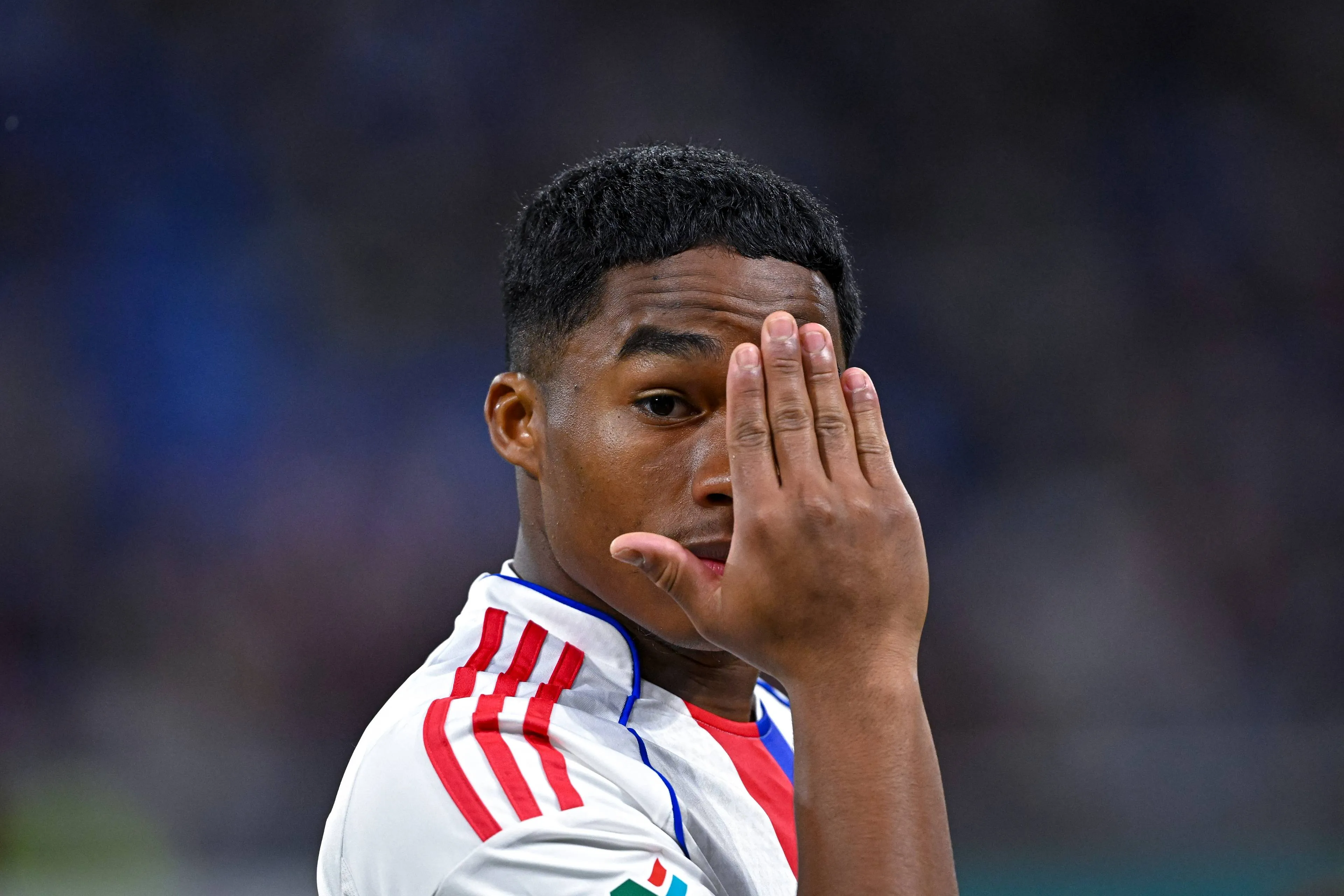 Endrick avec l'Olympique Lyonnais