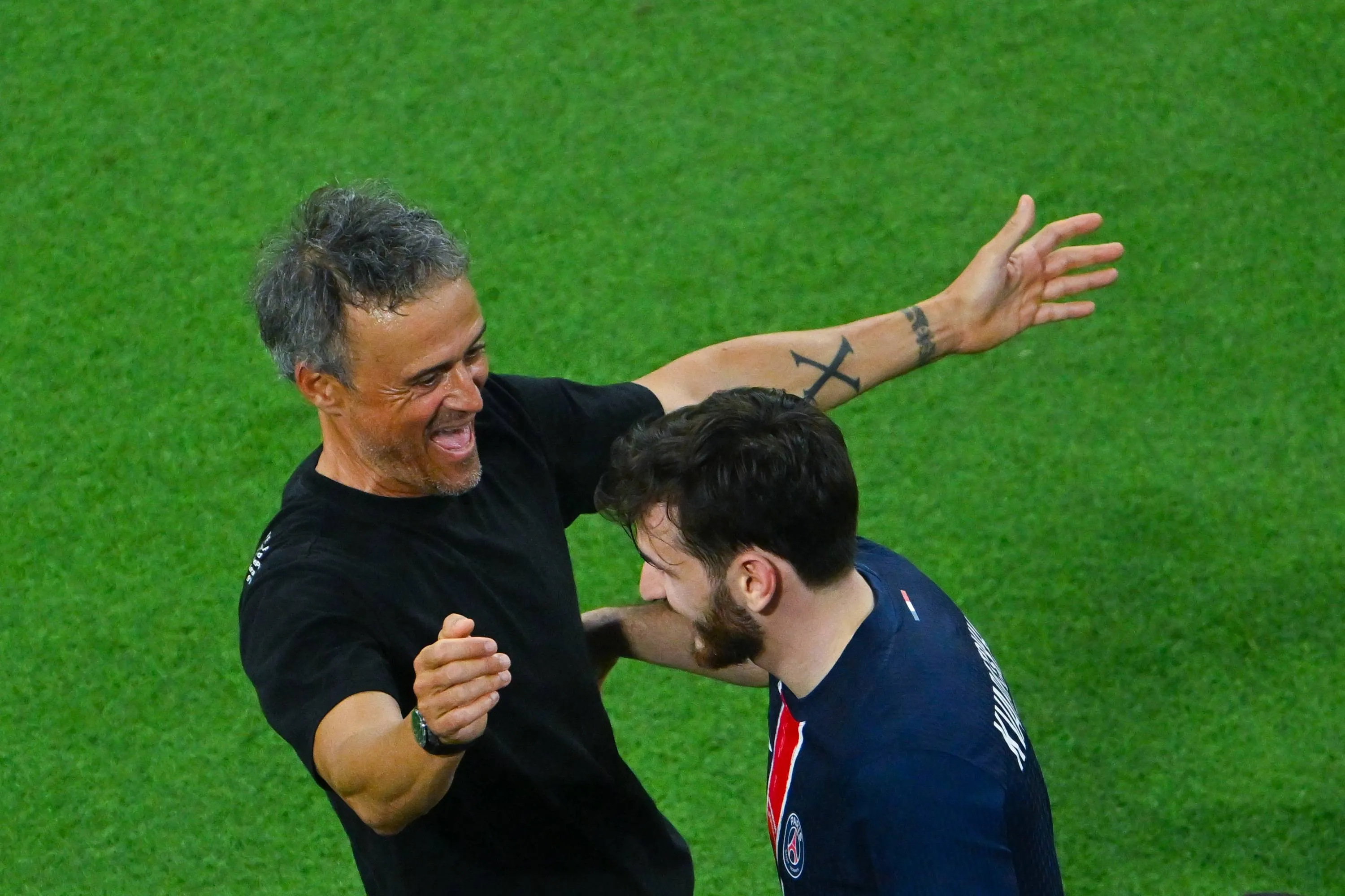 Khvicha Kvaratskhelia est fan de Luis Enrique