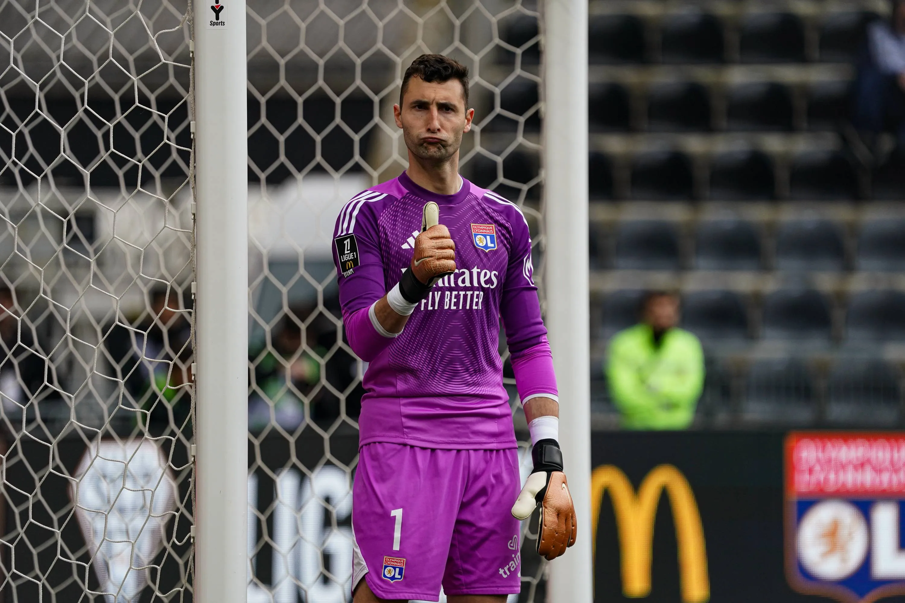 Dominik Greif sous le maillot de l'OL