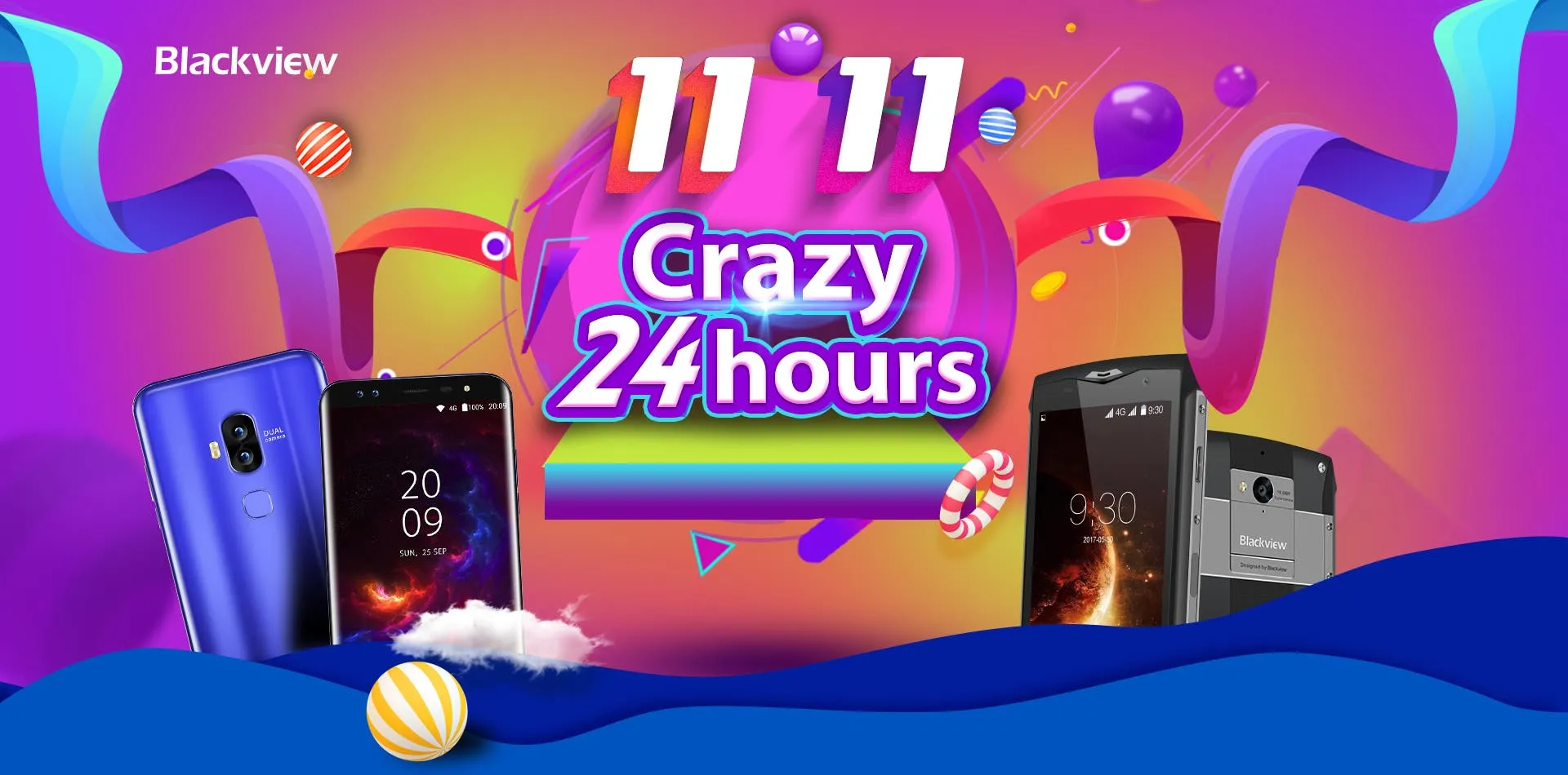 11.11 Sale with Big Discounts on Blackview Smartphones Ready to Kick Off