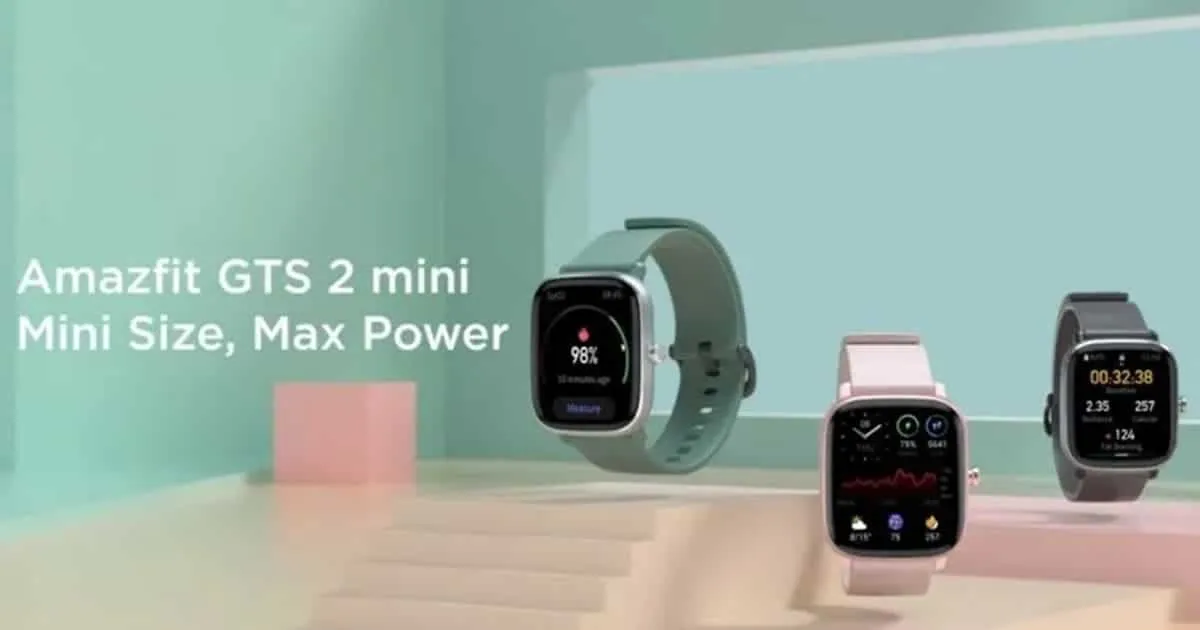 amazfit gts 2 mini new version design