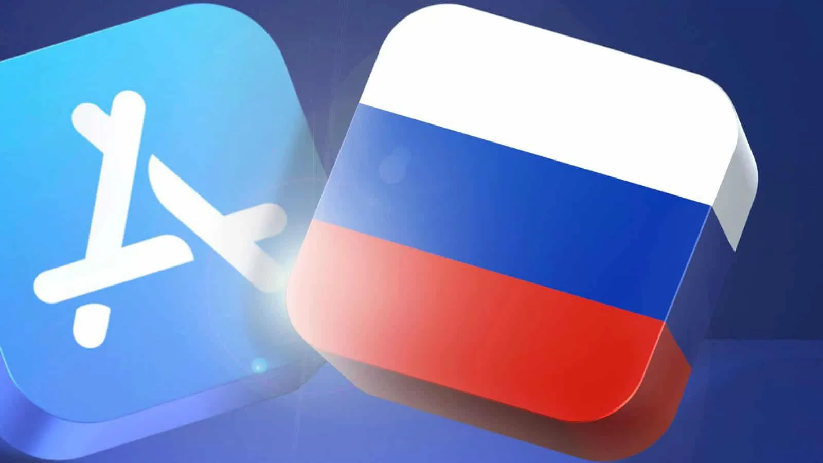 app store blue banner russia