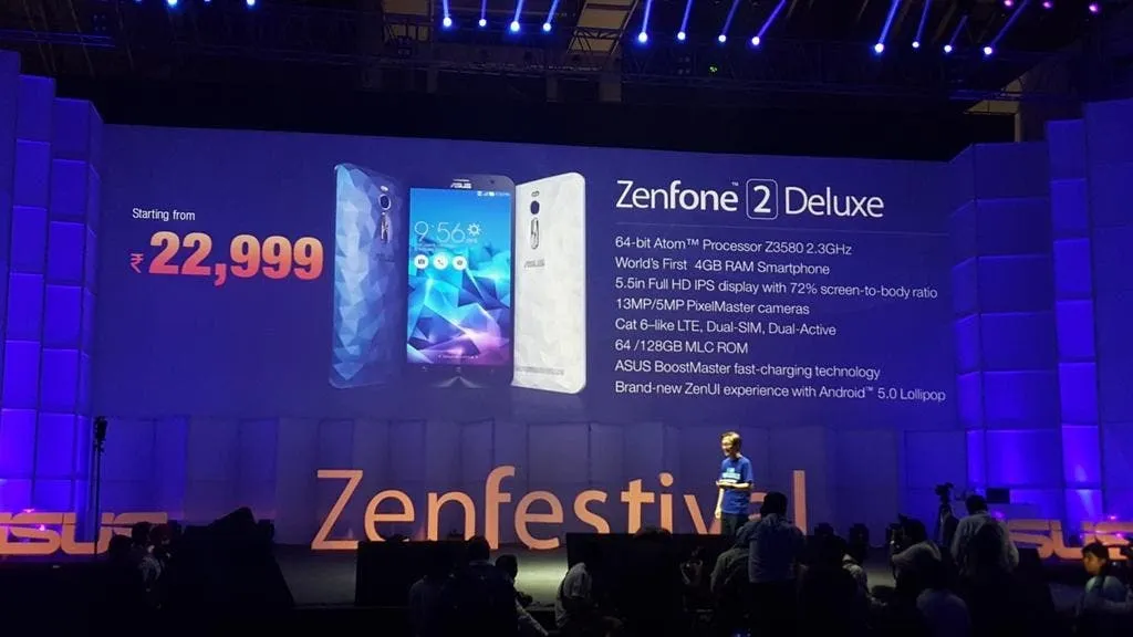 asus zenfone 2 deluxe launch