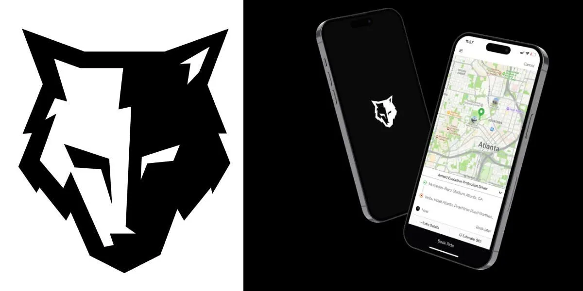 black wolf ride sharing app armed drivers
