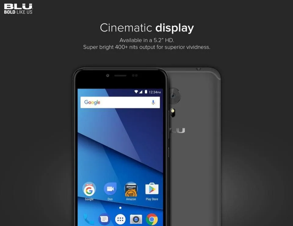 blu s1 device images and specifications 2