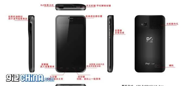 chi kam projector smartphone china
