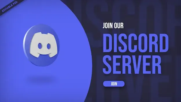 discord server promo banner with 3d style icon 402554 54