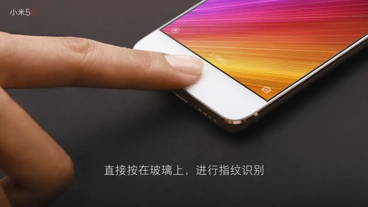 fingerprint scanner mi 5s 2