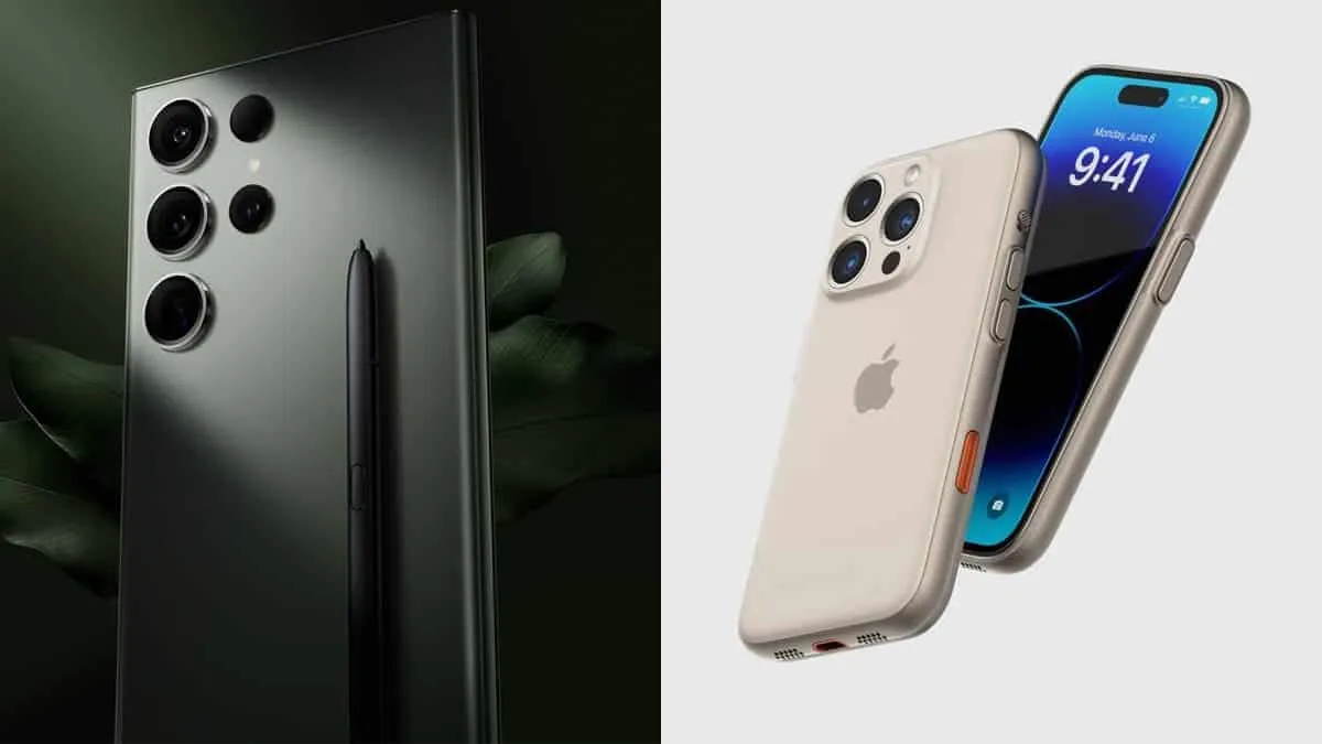 galaxy s23 and iphone 15 ultra