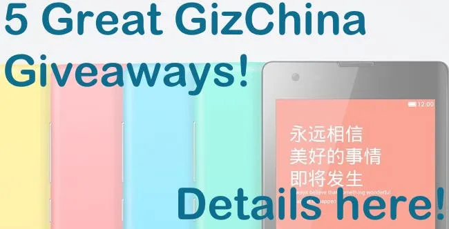 gizchina giveaways