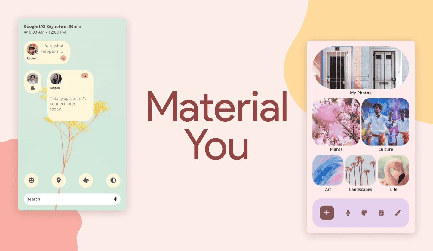 google material you cover