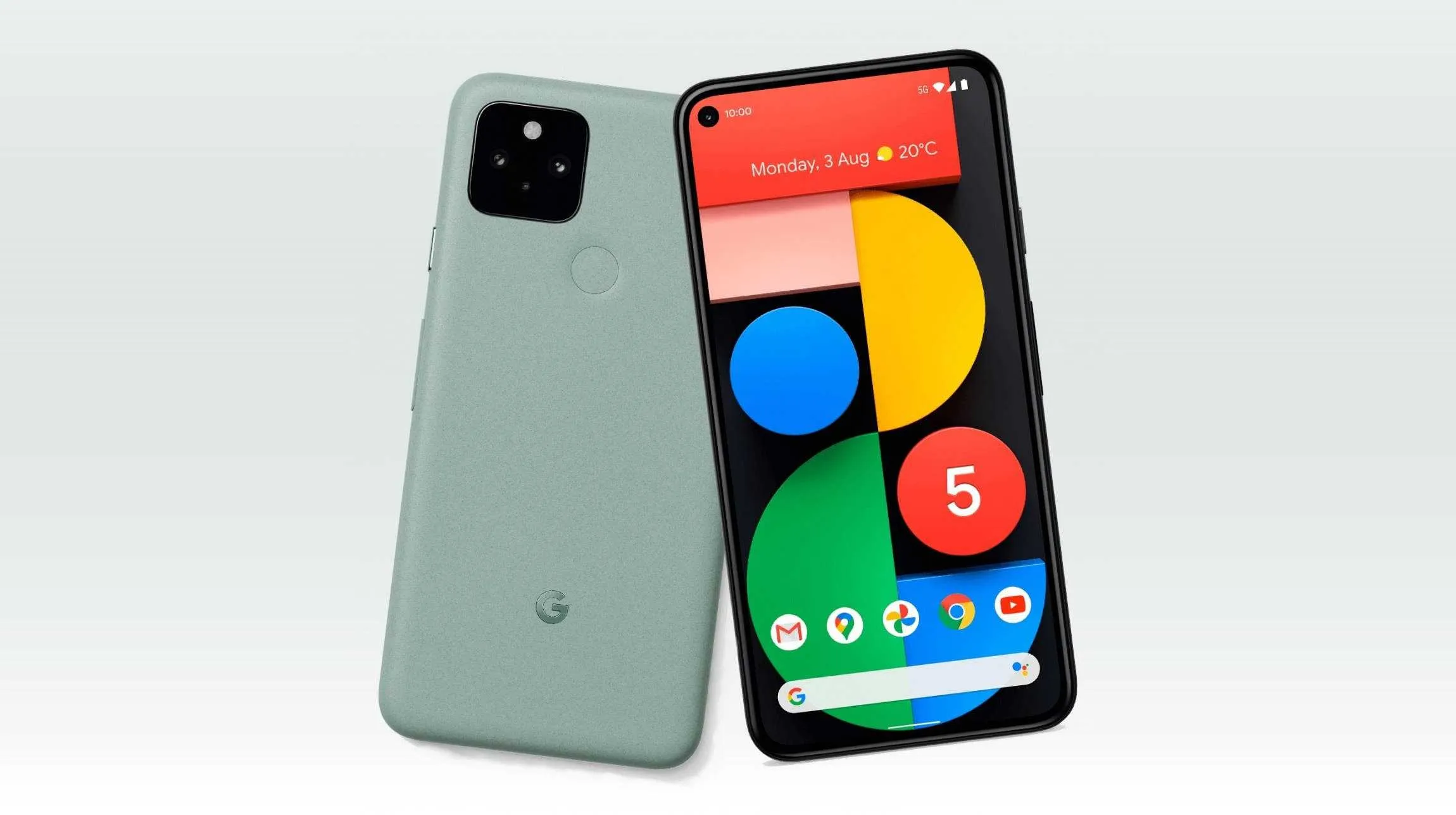 google pixel 5 mint green