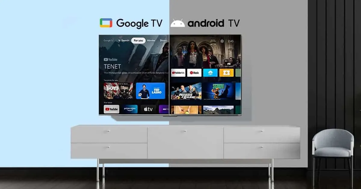 google tv and android tv