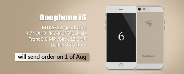 goophone i6 iphone 6 clone