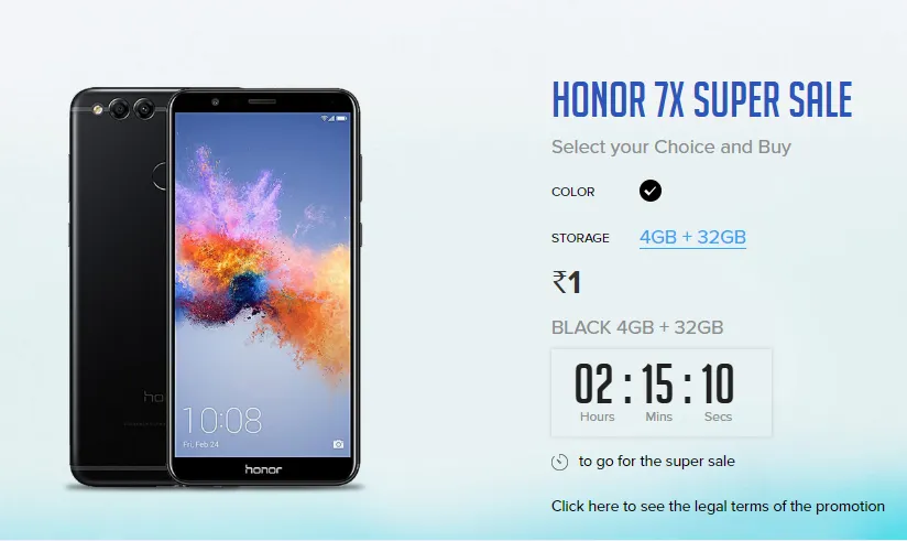 honor 7x super sale