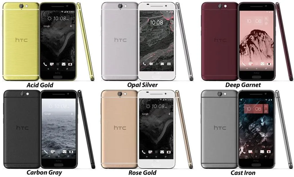 htc one a9 aero colours