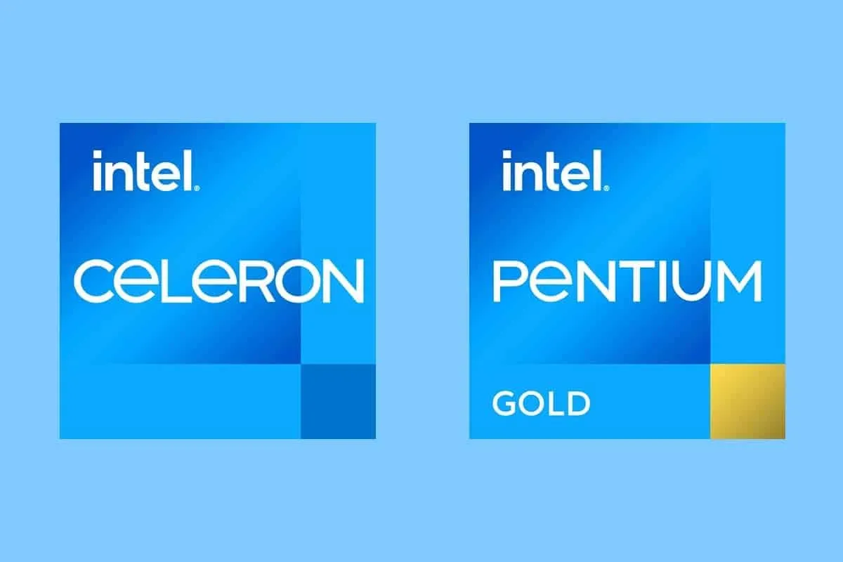 intel pentium and celeron