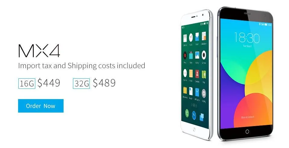 meizu mx4 price
