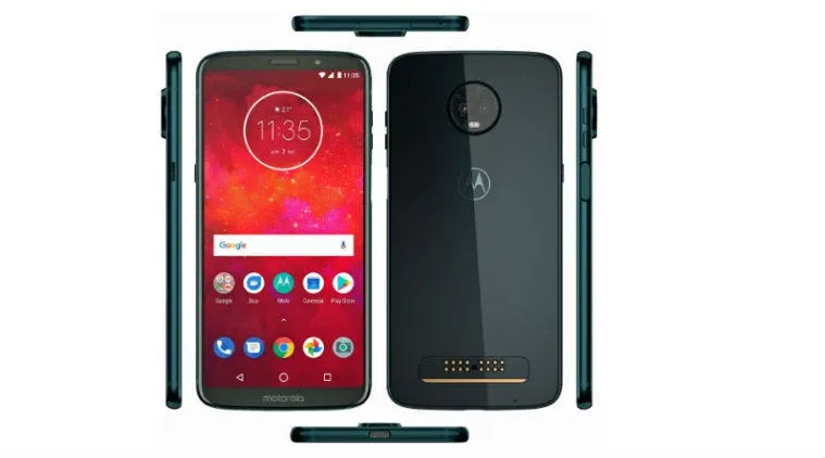 moto z3 play deep indigo blass 7591