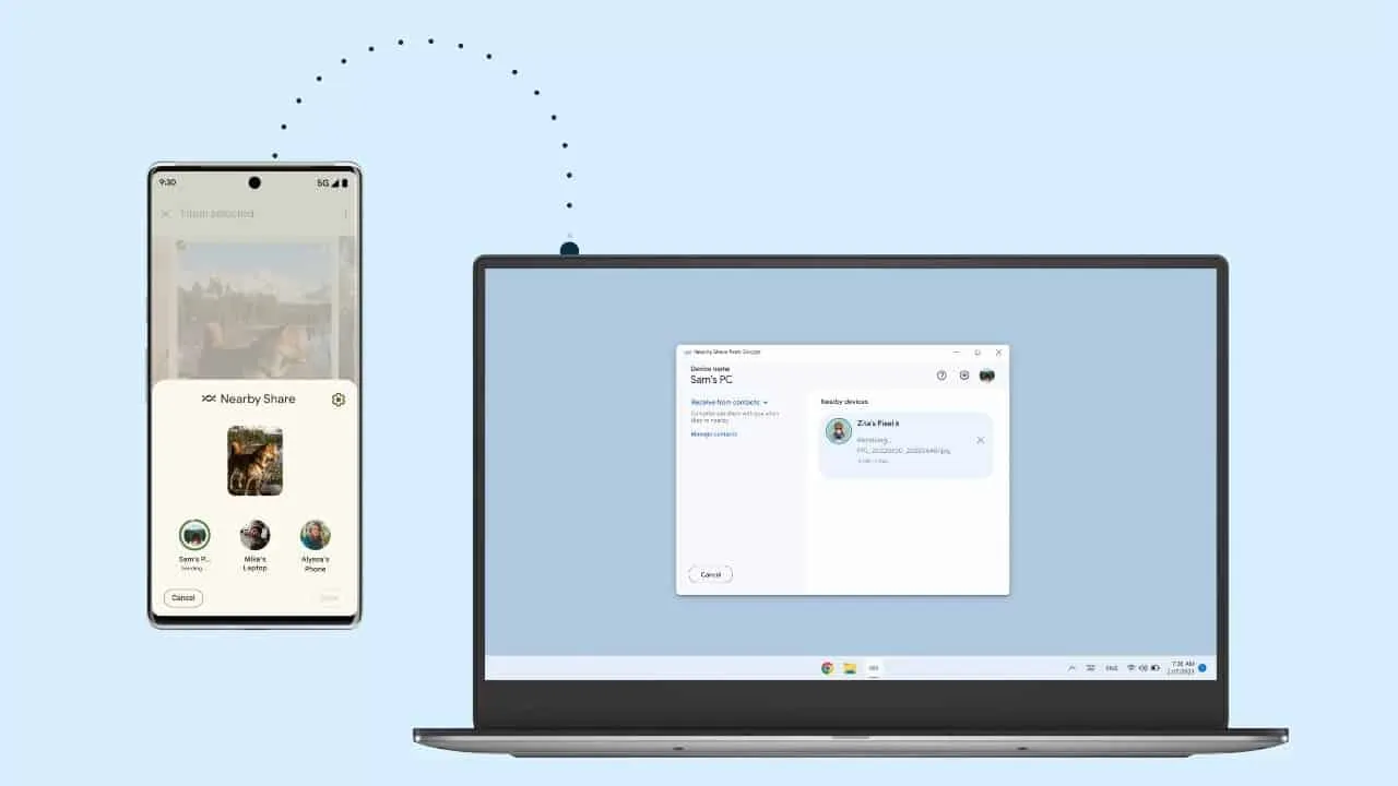 nearby share for windows
