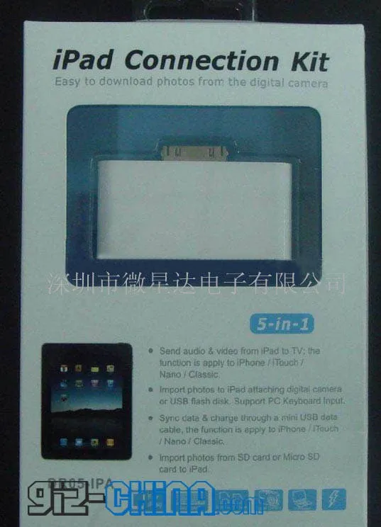 new ipad connection kit micro sd usb tv