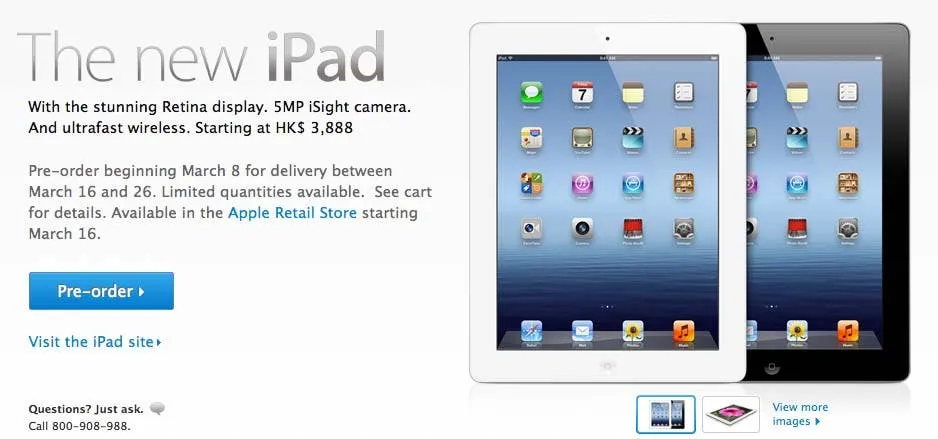 new ipad hong kong