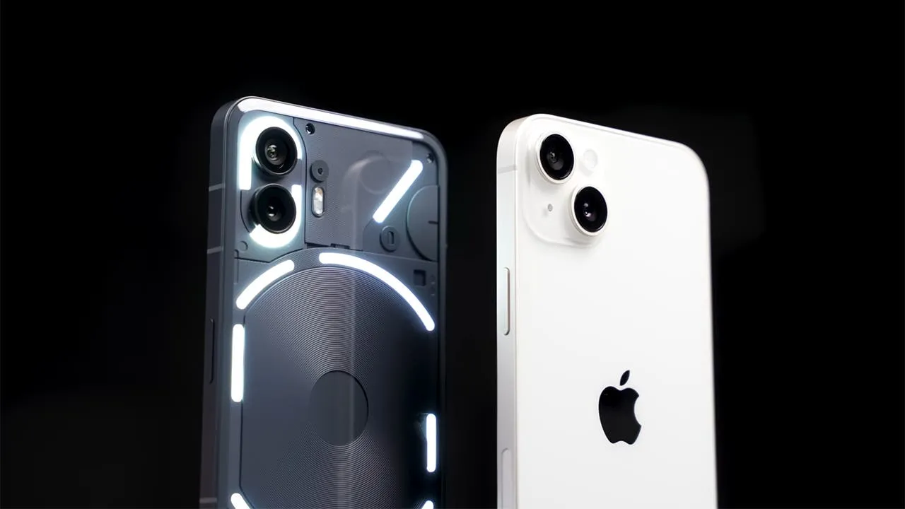 nothing phone 2 vs iphone 14 plus