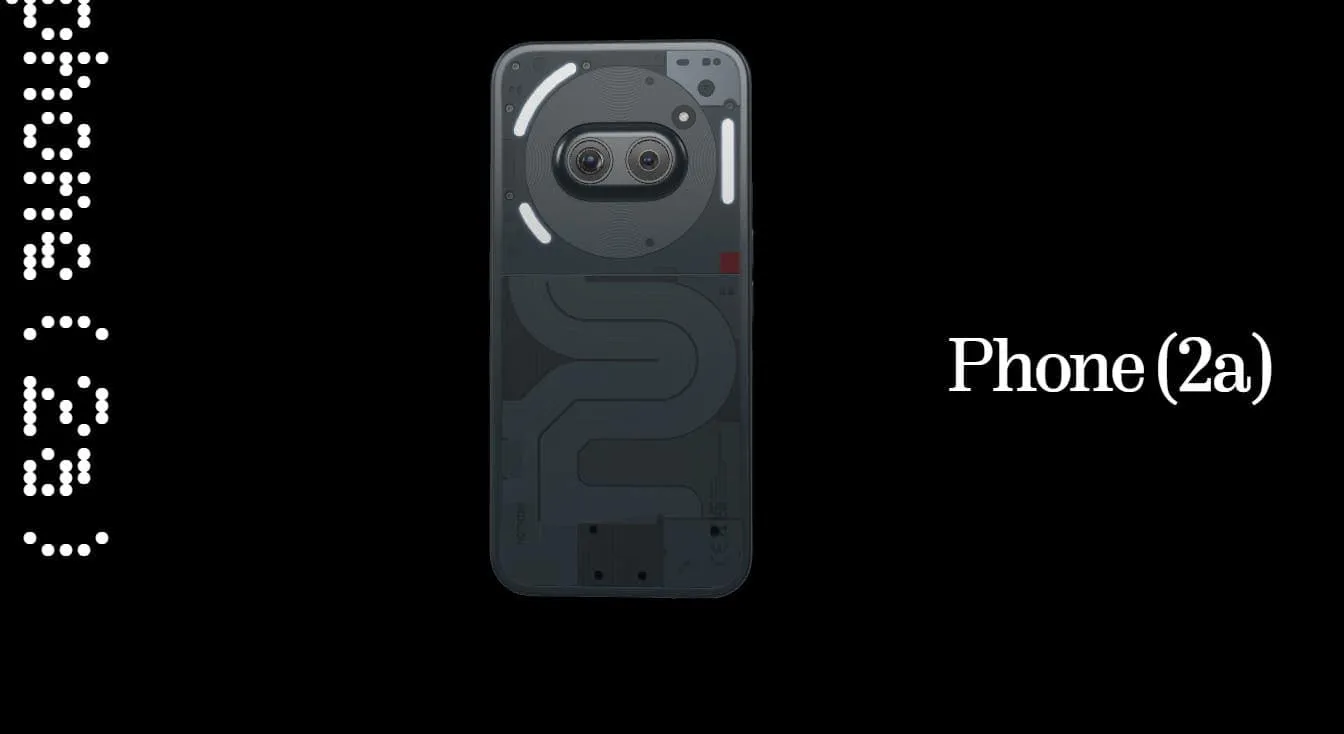 nothing phone 2a design