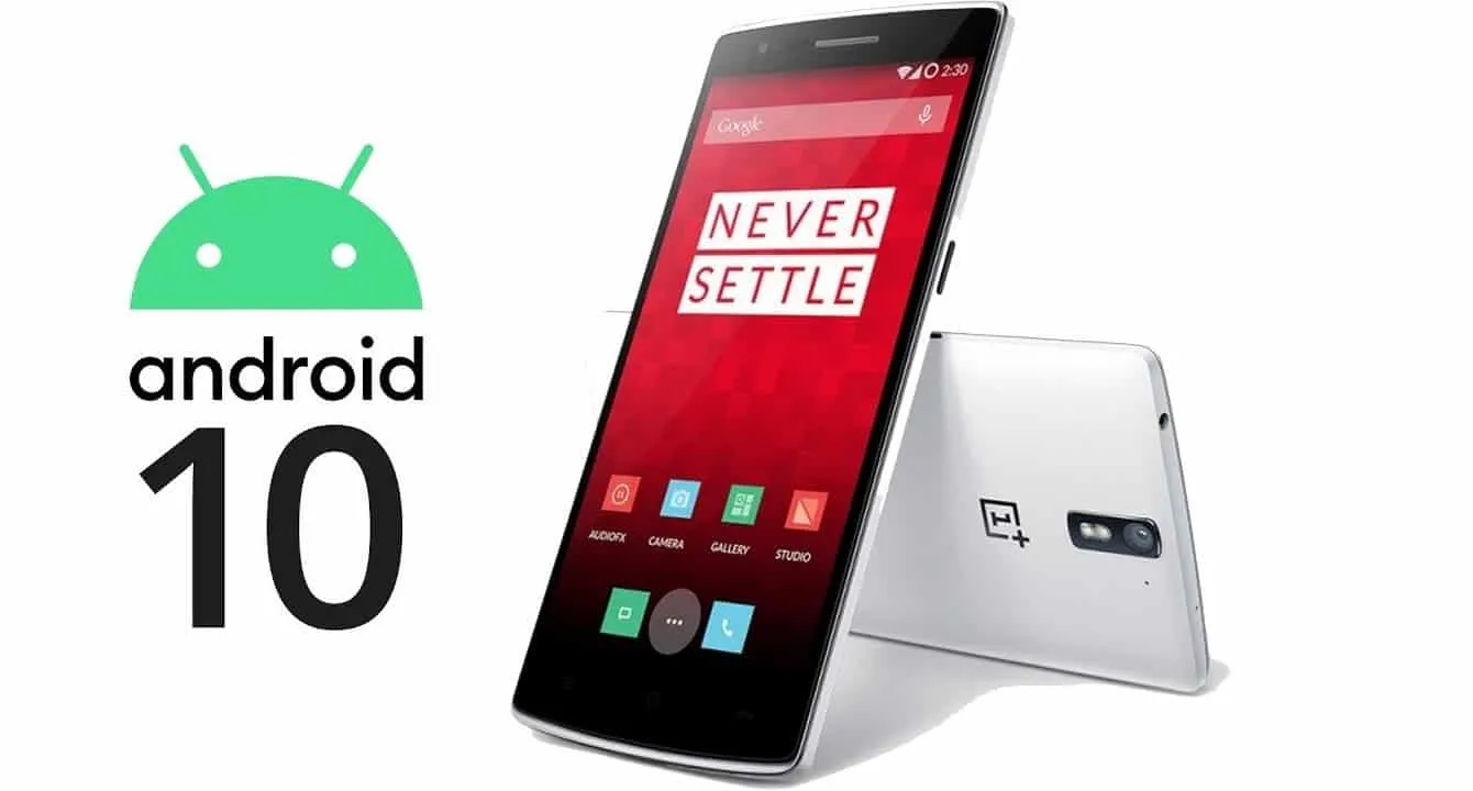 oneplus one android 10