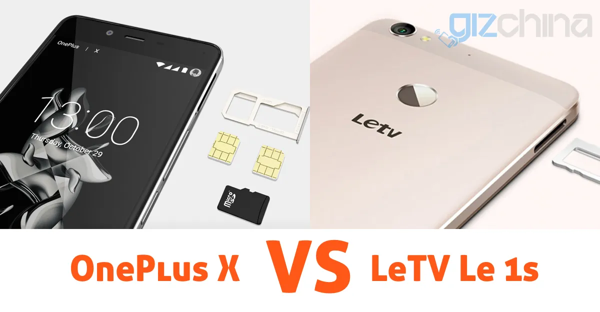 oneplus x vs letv le 1s