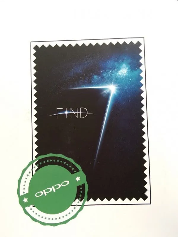 oppo find 7 postcard