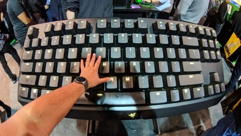 razer large keyboard a
