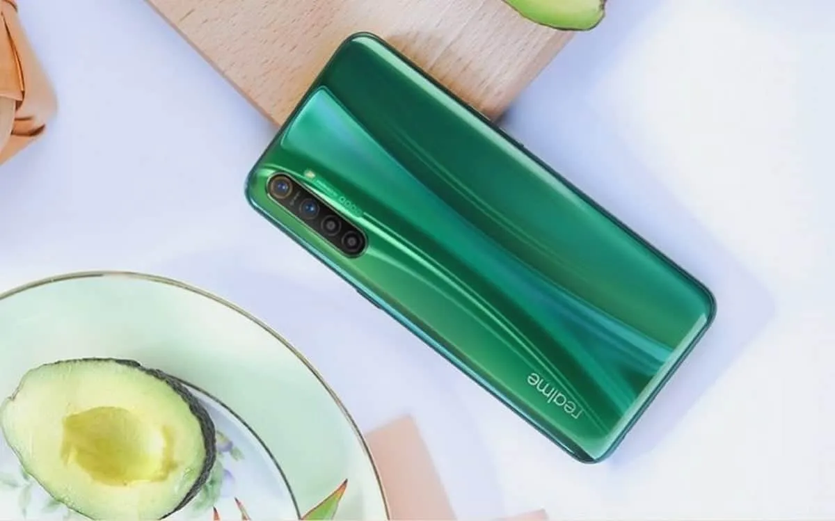realme x2 avocado green