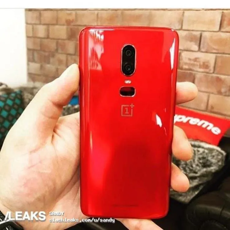 red oneplus 6 b