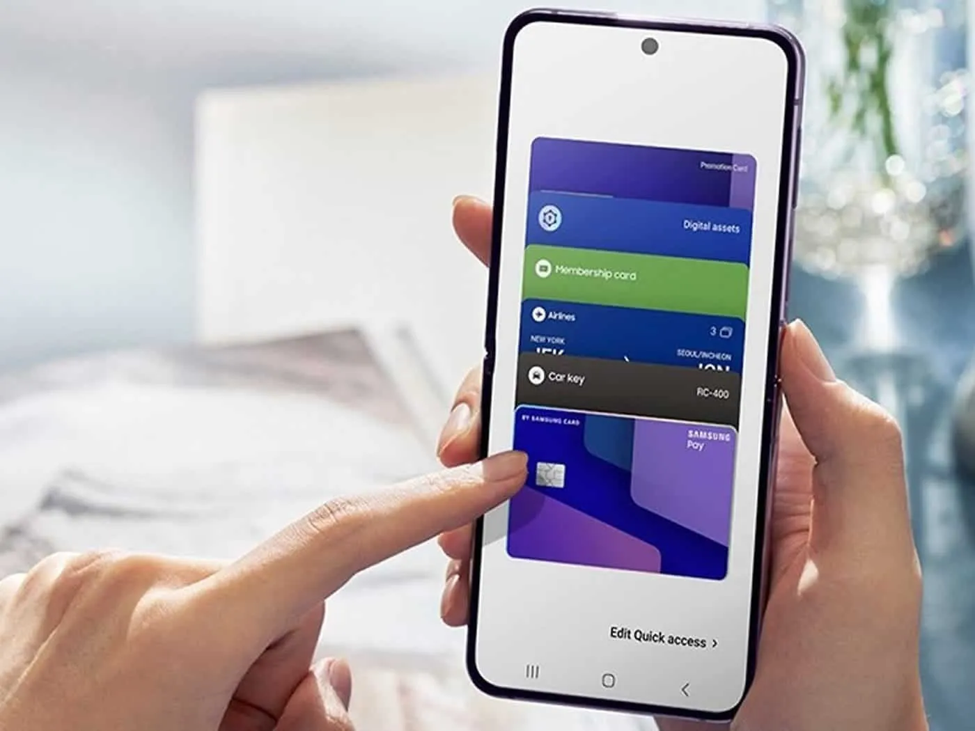 samsung wallet on a galaxy