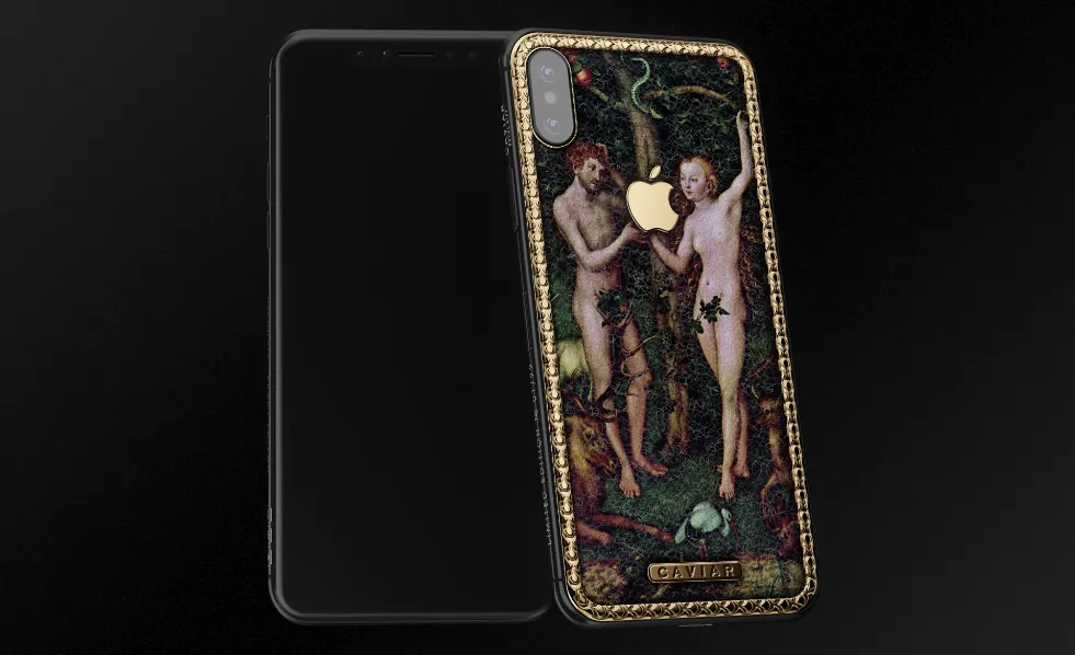 screenshot 2018 07 24 caviar unveils the iphone x temptation inspired by the biblical story6