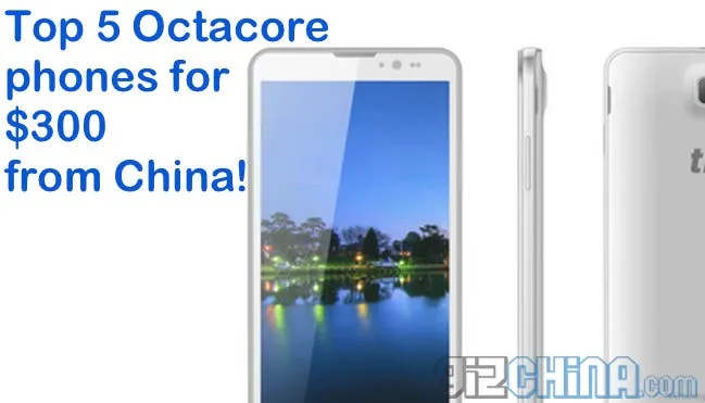 top 5 octacore phones china