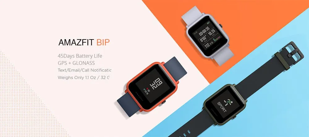 xiaomi huami amazfit bip smartwatch 1