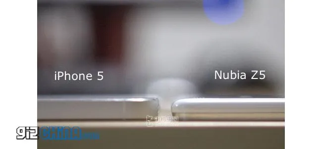 zte nubia z5 vs iphone