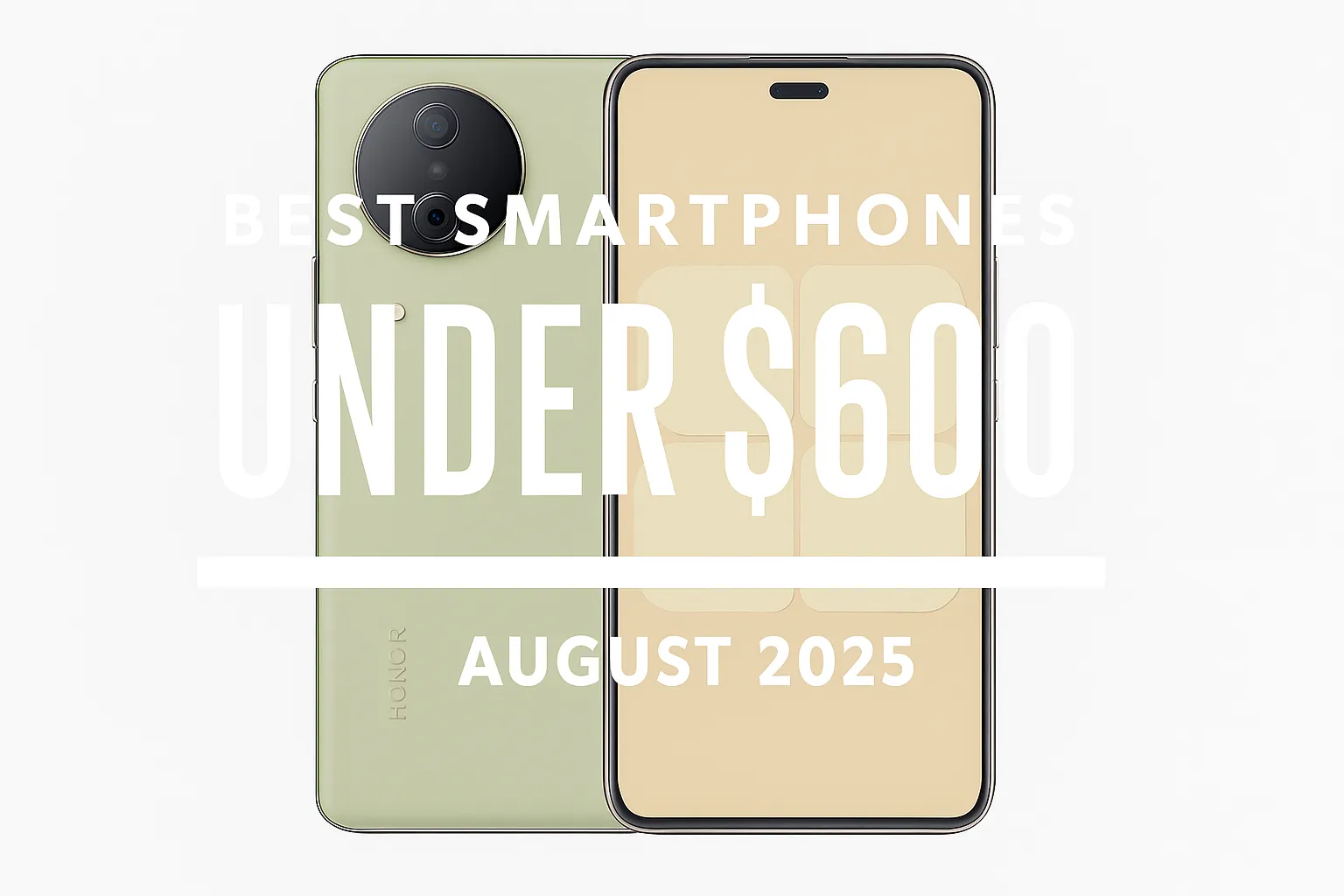 Best smartphones under $600 – August 2025