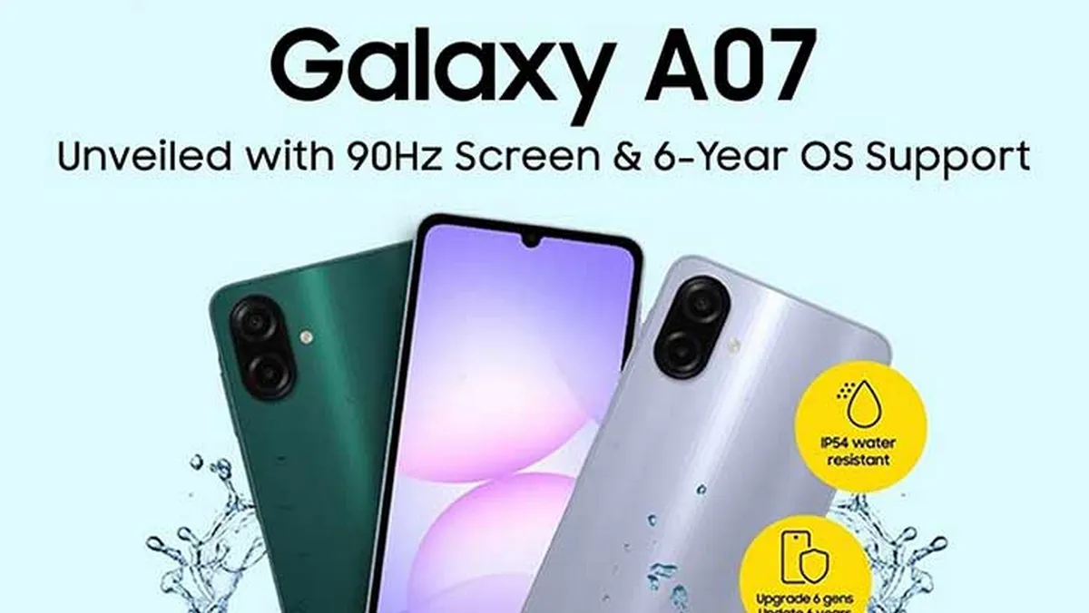 Samsung Unveils The Galaxy A07 With Six Years of OS Updates