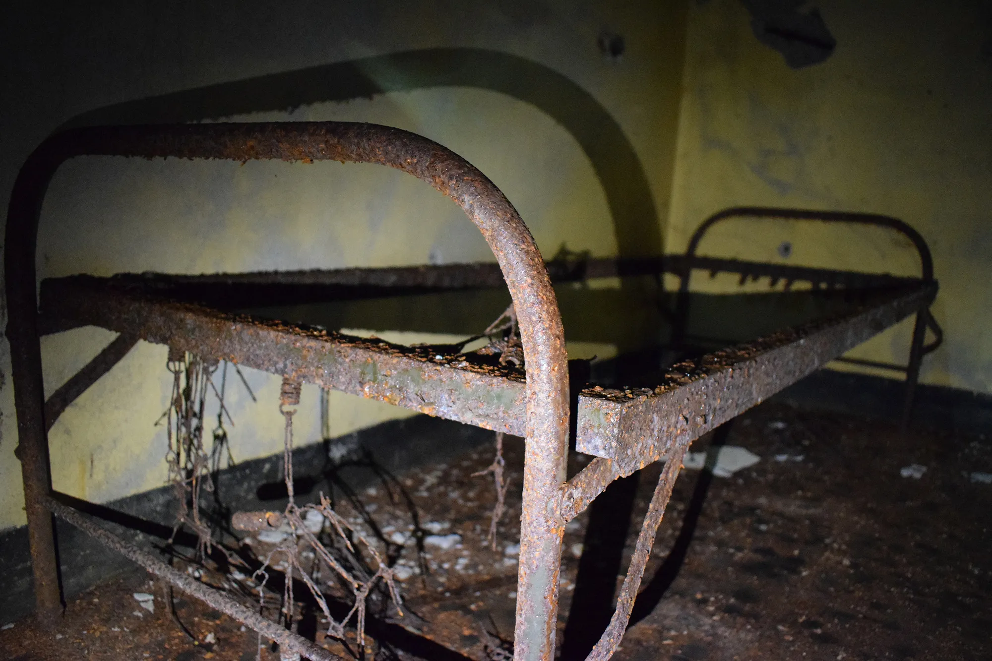 bed in bunker in rockanje